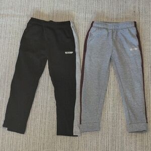 Kids' Black and Gray Jogger Pants Set Sz 5/6